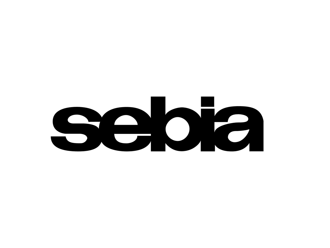 Sebia logo i svart.