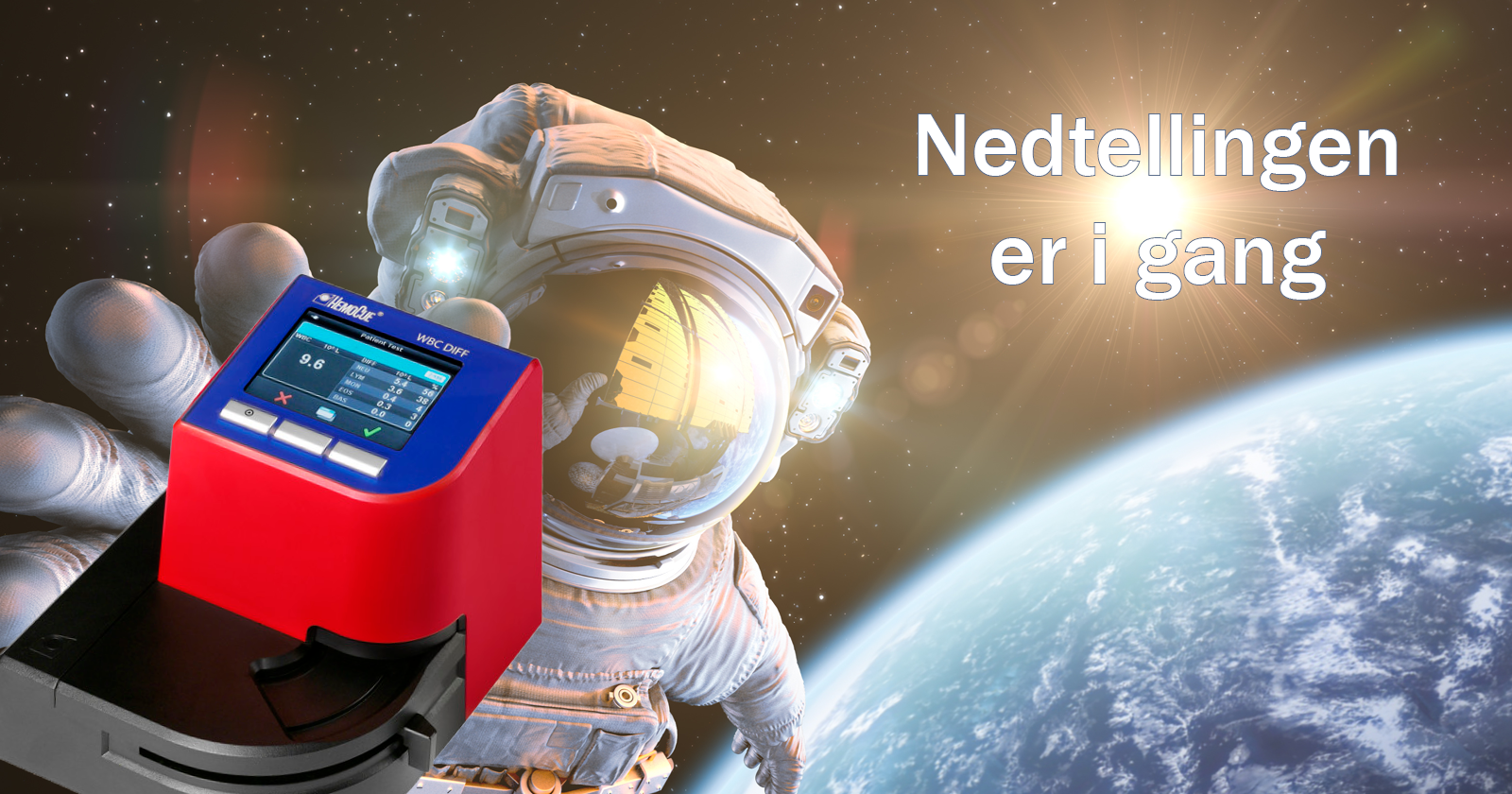 HemoCue® WBC DIFF Analyzer ombord i SpaceX